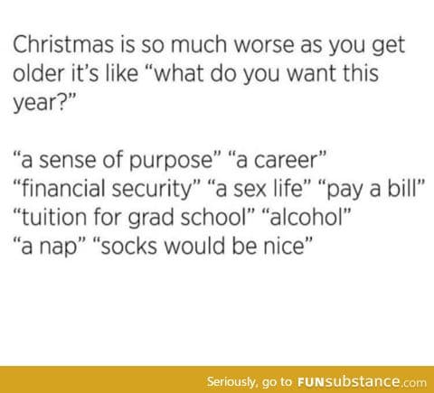 Socks would be nice