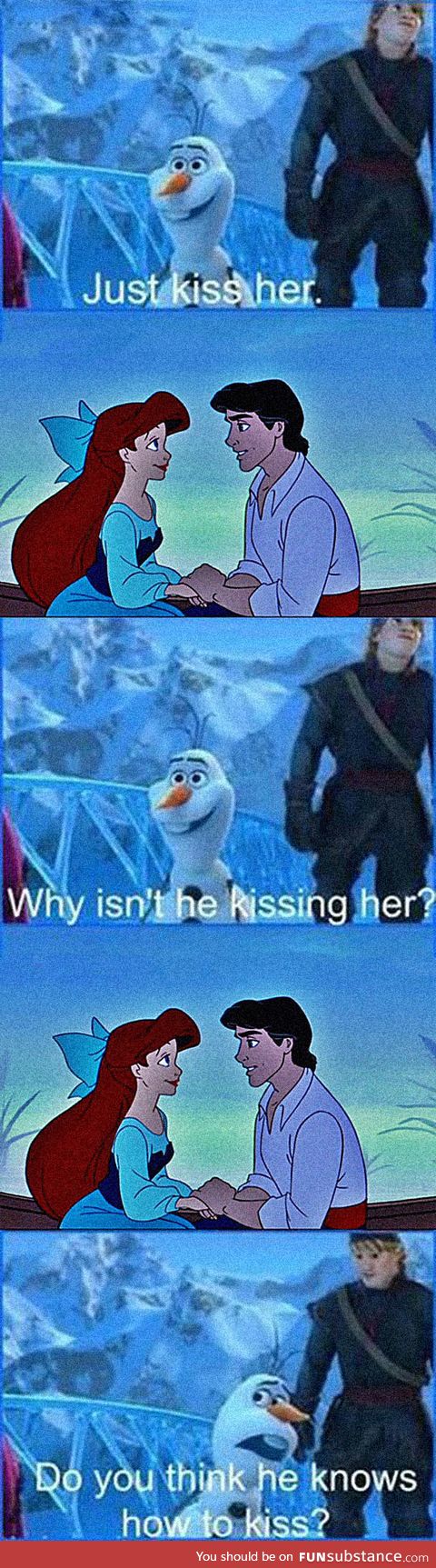 If Olaf Was In The Little Mermaid