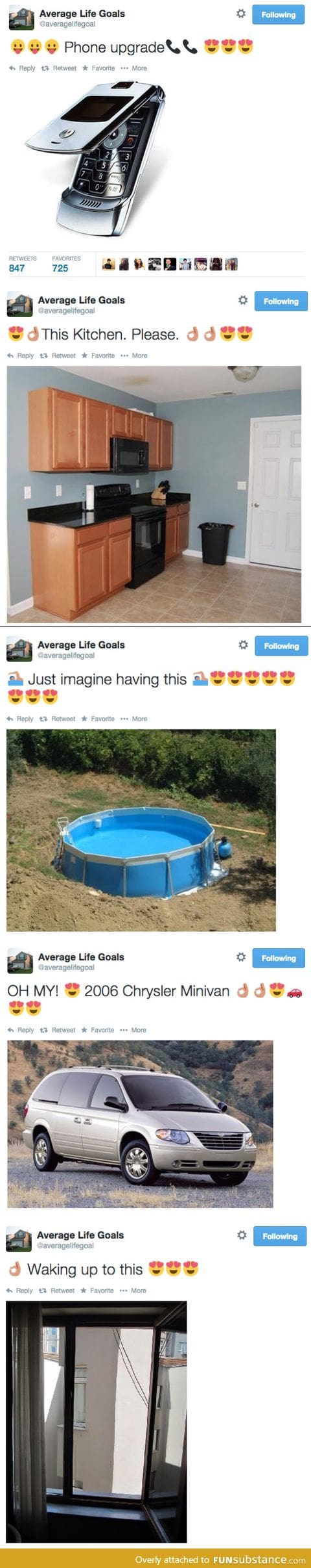 Average life goals