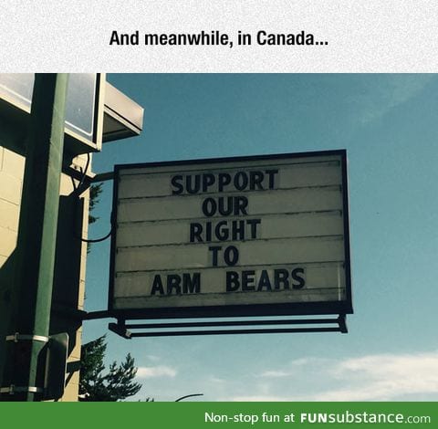 Canadians do everything different