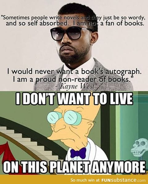 Proud non reader of books