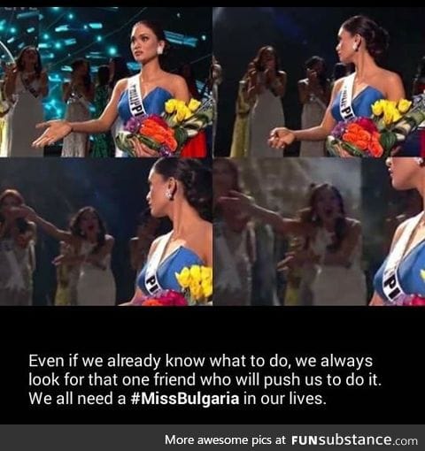 We all need a Miss Bulgaria in our lives!