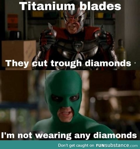 Titanium blades