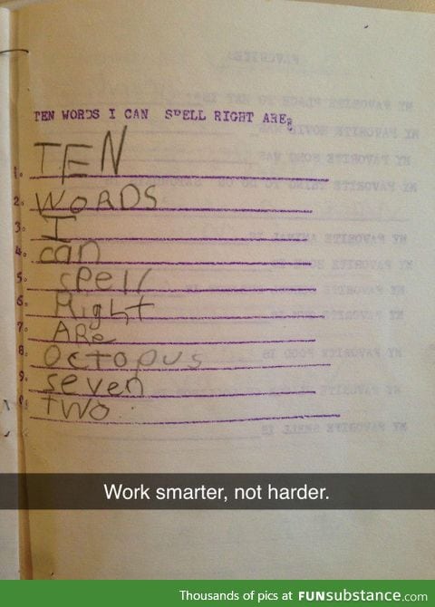This kid knows