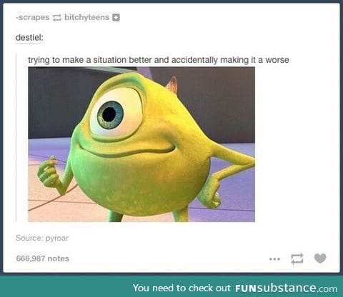 I'm a professional at this.