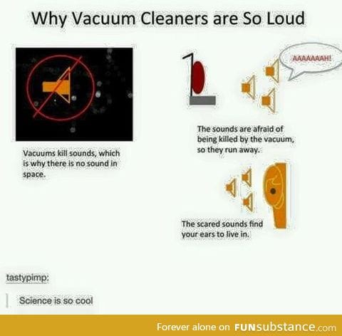 Why vacuum cleaners are so loud