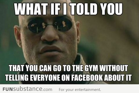 Going to the gym?