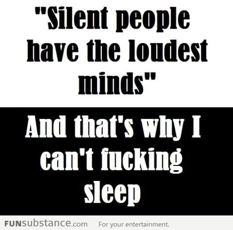 Silent people