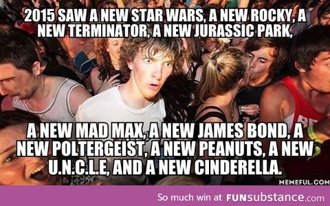 2015, the year of new old movies