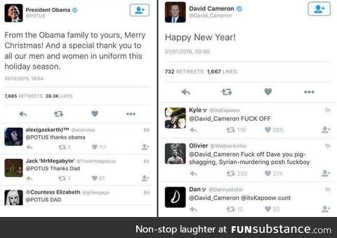 The difference between the UK and the USA