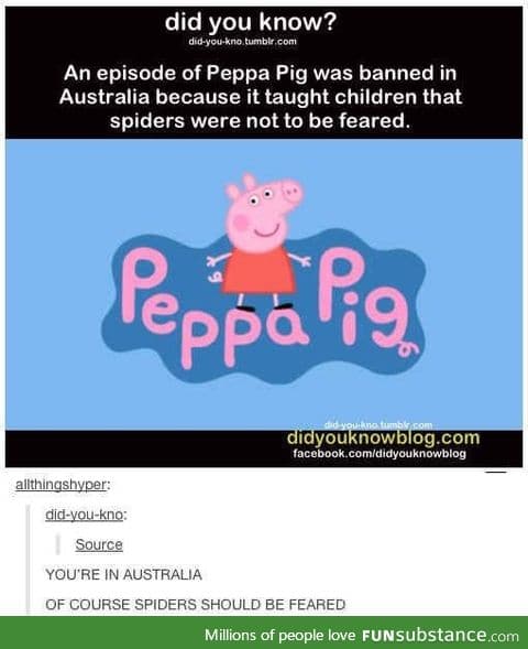Australia is a scary place!