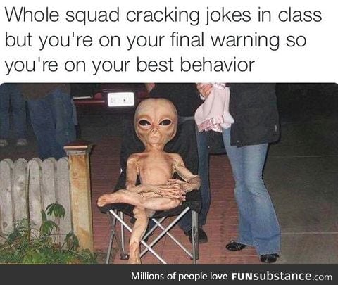 Always got in trouble in Highschool. Miss the days x