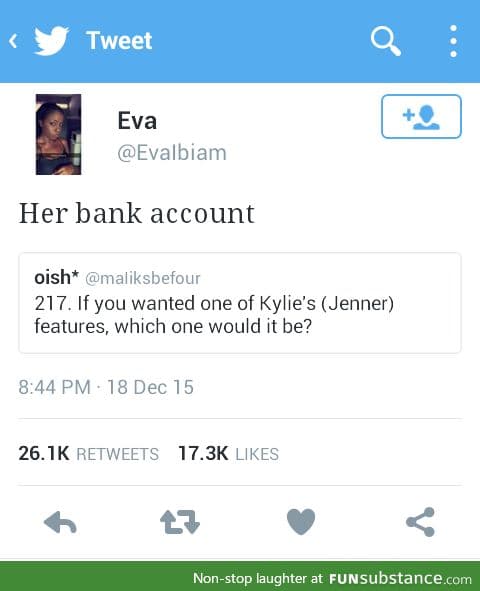 How much does she even have