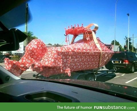 I hope it's a bike!
