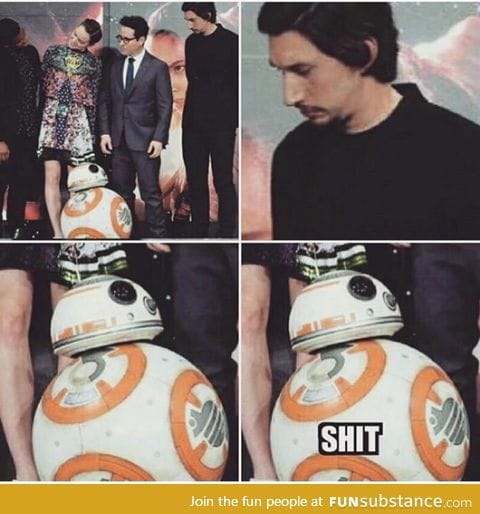 Kylo ren ain't facking around
