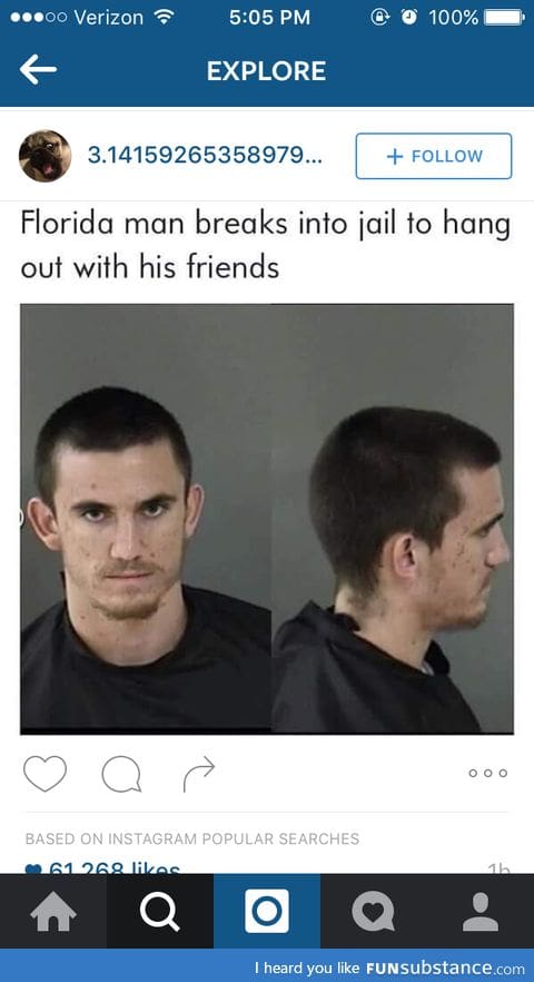 Florida man strikes again