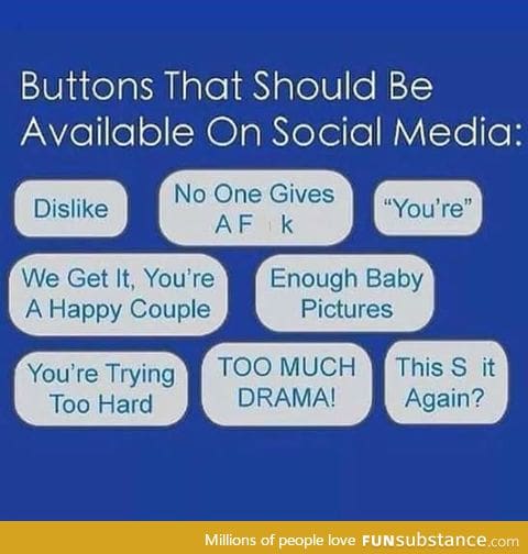 We need these buttons
