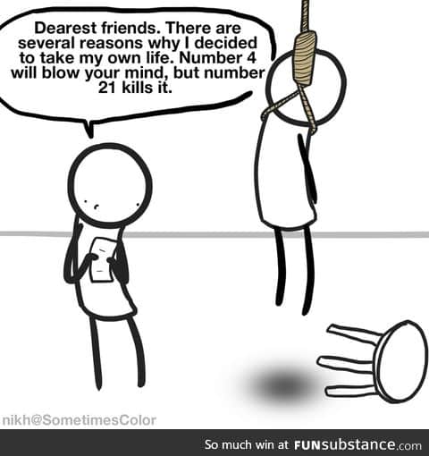 Clickbait suicide