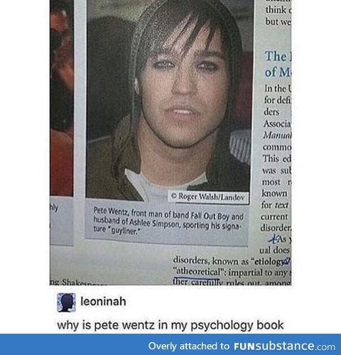 Why can't my psych book be like this
