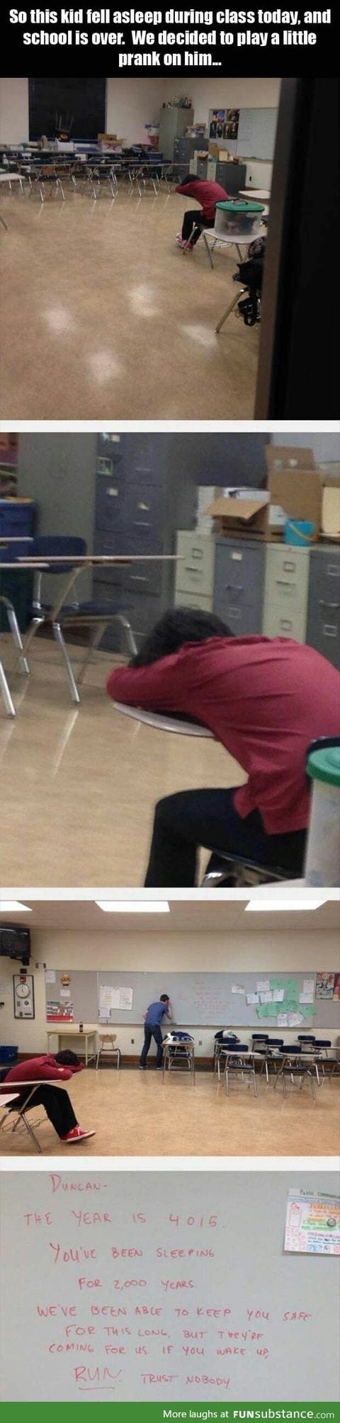 He kind of deserved it.