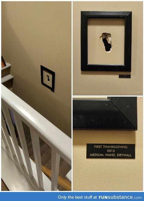 When there's a hole in your wall