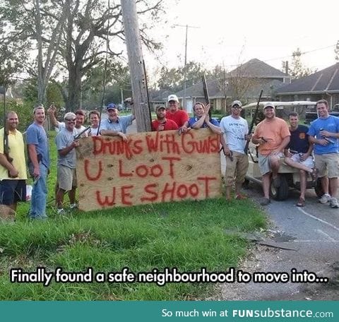 A family friendly neighborhood