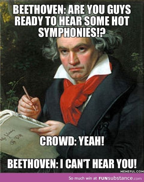 Beethoven before a concert
