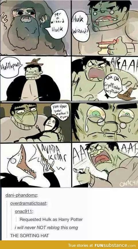 Hulk Potter is still H.P so