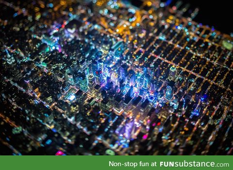 NY at night looks like motherboard