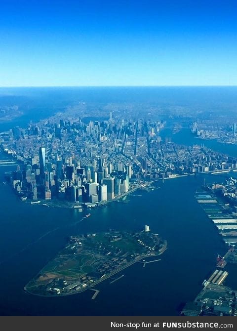 NYC from the c*ckpit