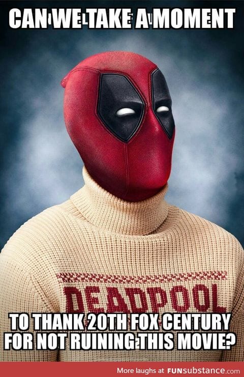 Take a moment for Deadpool