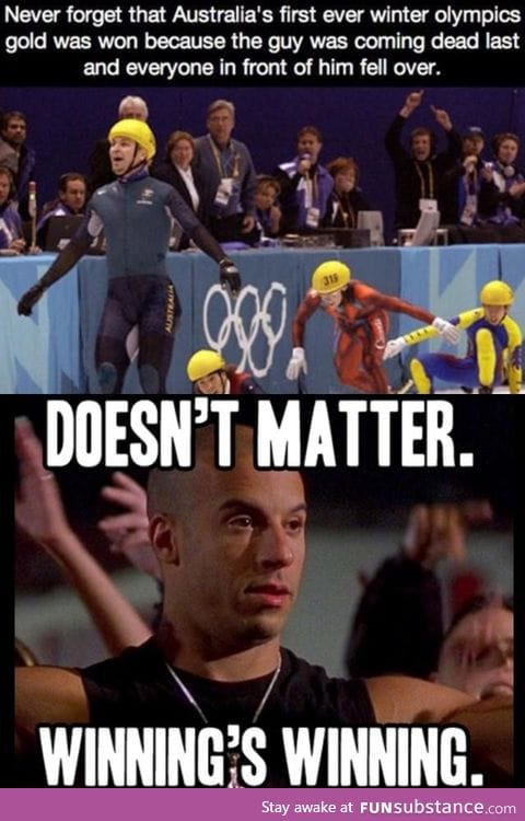 Australia's first olympics gold