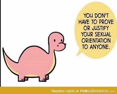 important message from a dinosaur