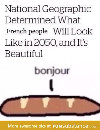 Beautiful French people in 2050