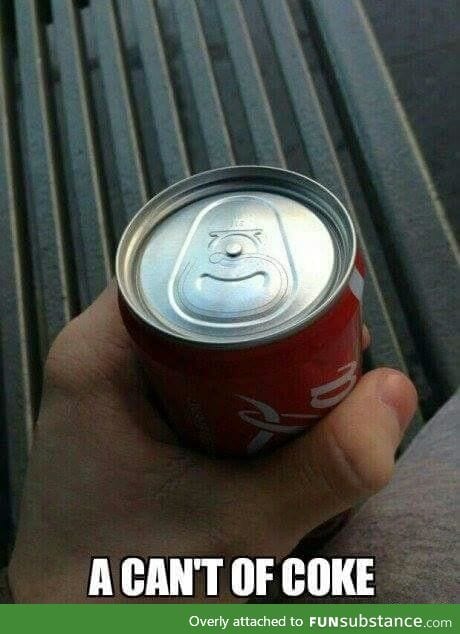 A can't of coke