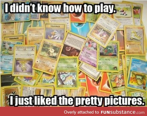 Why I collect Pokemon cards