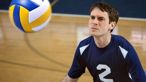 This volleyballer is unstoppable!