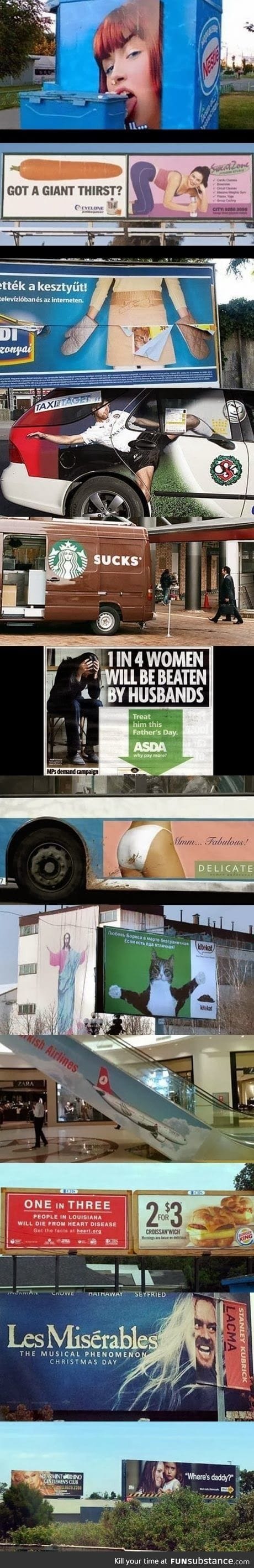 Advertising gone wrong