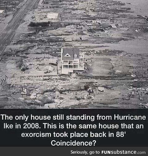 The only house to survive a hurricane