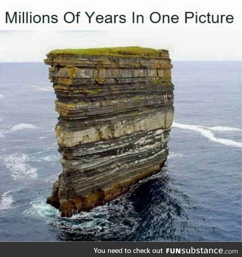 One of the earth's history in one picture
