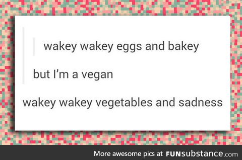 No wakey wakey for you