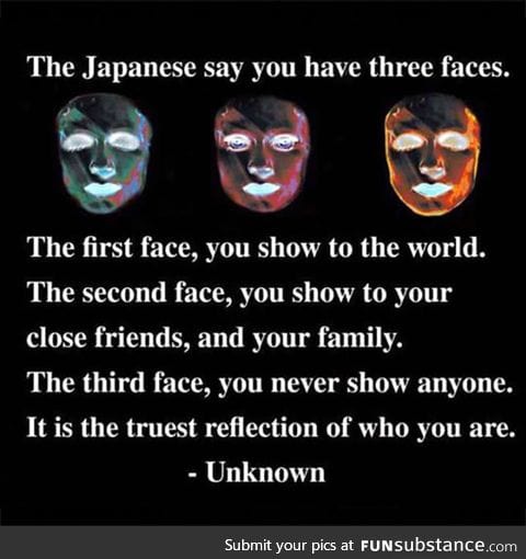 The three faces of life