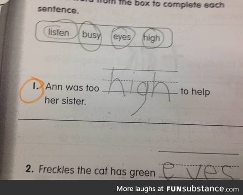 This first grader know what's up