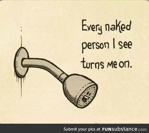 Perverted shower head