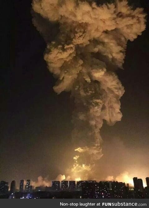 Massive explosion in Tianjin, China