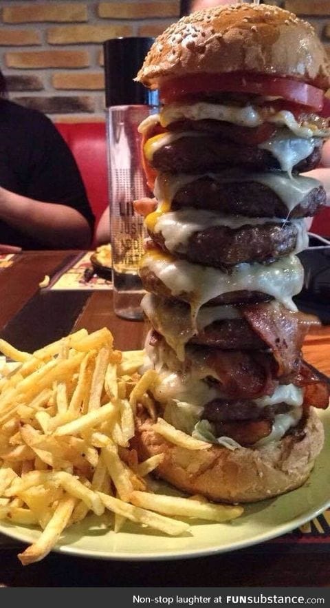 One hell of a burger