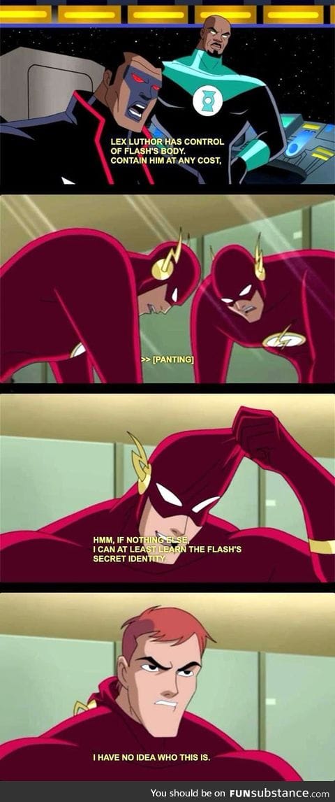 Flash secret identity