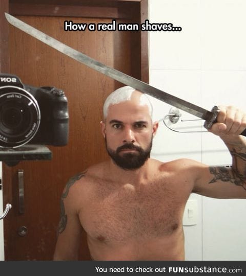 Do it like a man