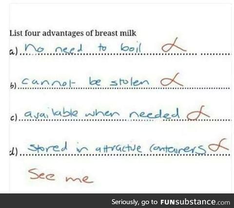 Advantages of breast milk