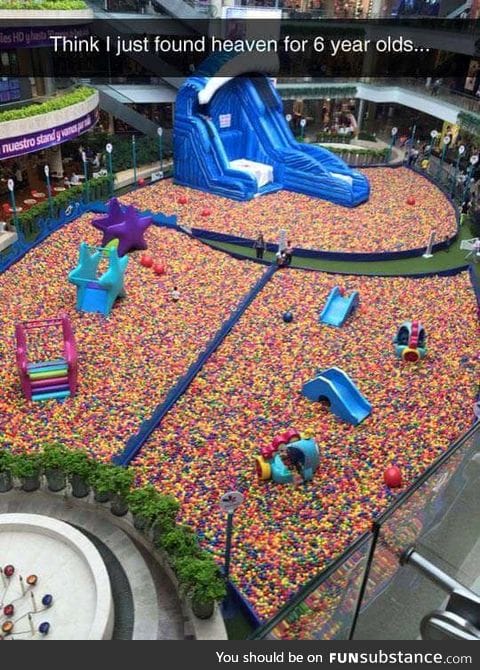 Forget 6 year olds, I would love this place.